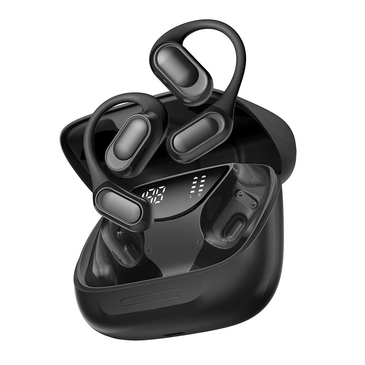 Blackview AirBuds 200 IP68 Waterproof AI-powered ENC Bluetooth 5.4 Open-ear OWS Earbuds - Image 6