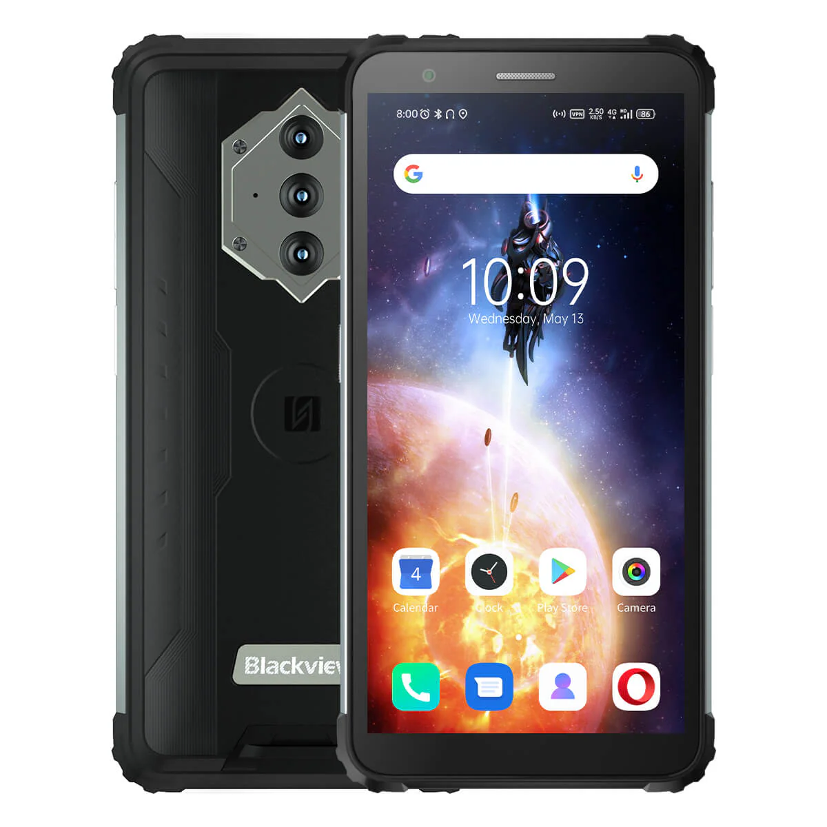 Blackview BV6600E 5.7-inch 4+32GB Android 11 8580mAh 16MP+8MP Ruggedized 4G Cellphone