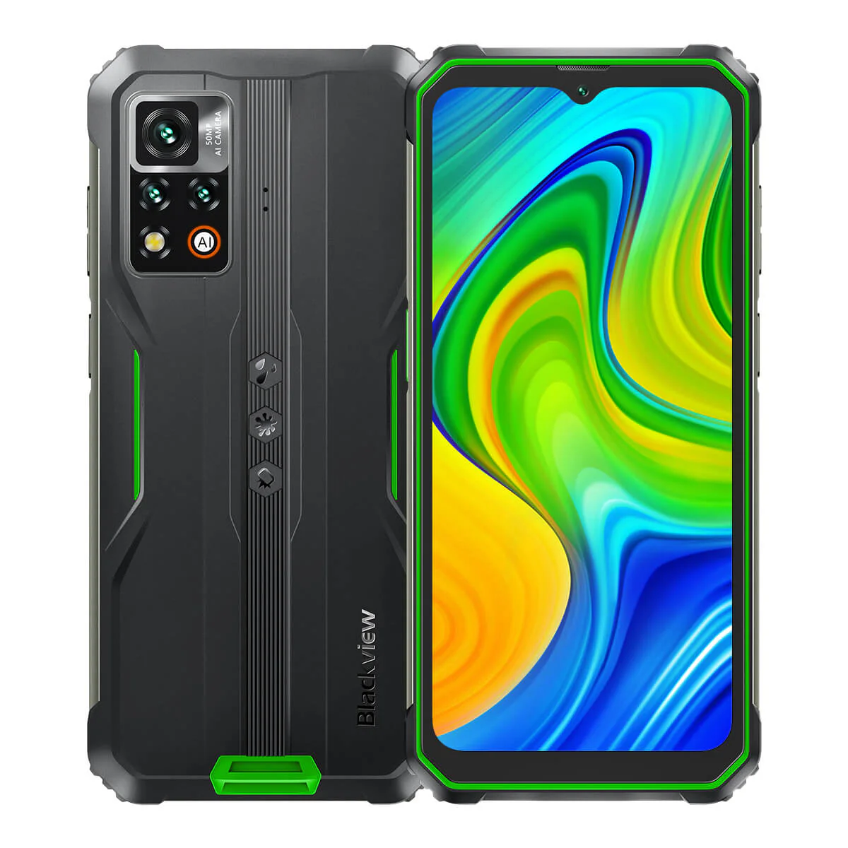 Blackview BV9200 66W Fast Charge + 30W Wireless Charge 6.6-Inch 120Hz Display 8+256GB 4G Rugged Phone