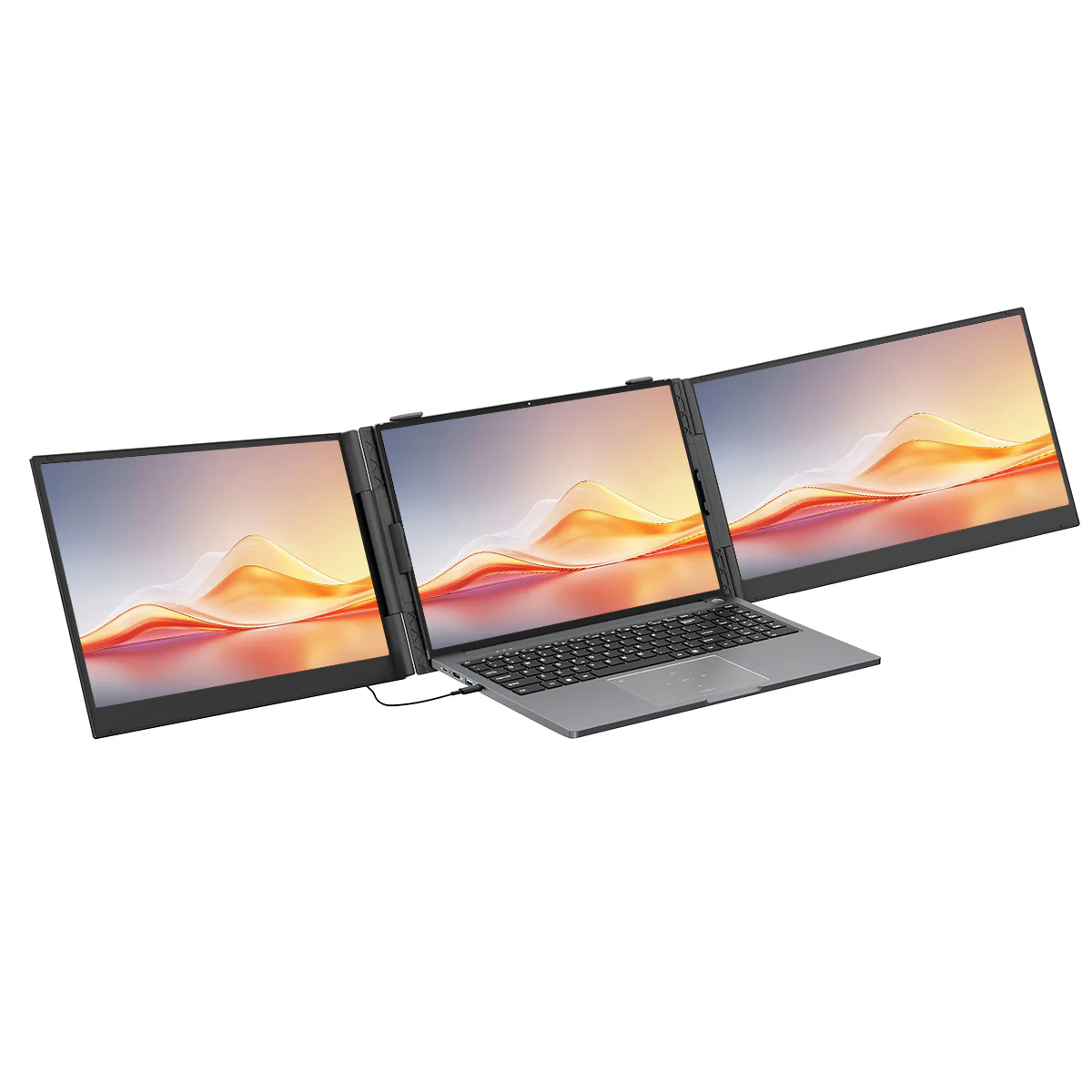 Blackview DCM6 Pro 14-inch Dual Monitor Portable Laptop Screen Extender with 2 USB-C Port - Image 3
