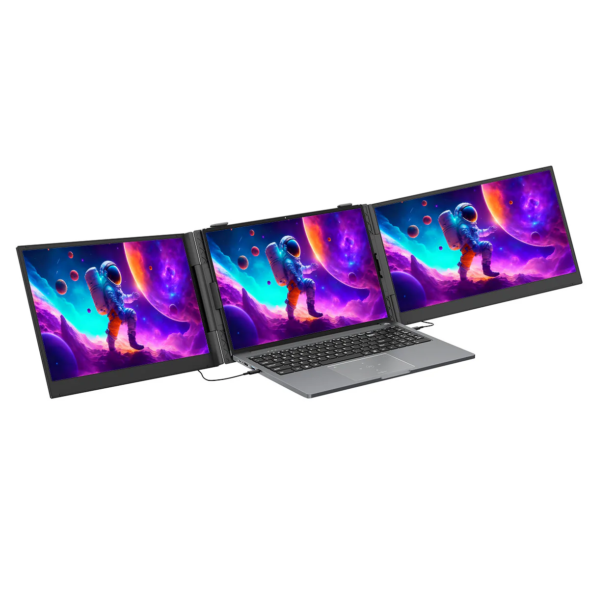 Blackview DCM8 15.3-inch Dual Monitor Portable Laptop Screen Extender with Speaker - Image 3