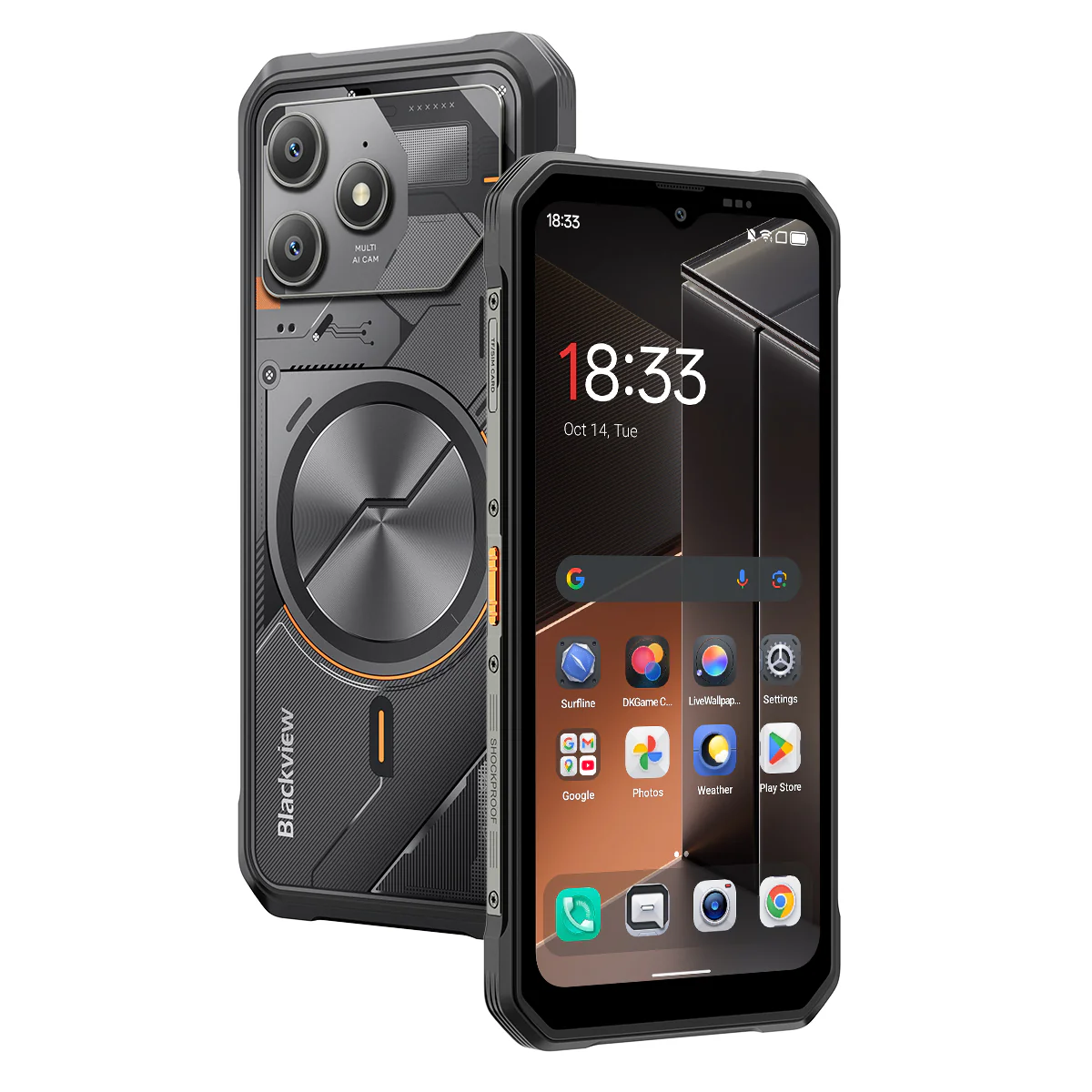 Blackview FORT 100 Ultra-slim 6.56-inch MediaTek Helio G81 Octa-core 8+128GB 5000mAh 16MP+13MP Camera Rugged 4G Cellphone - Image 16