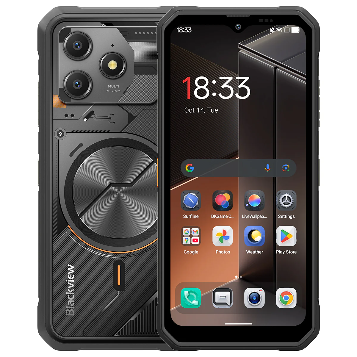 Blackview FORT 100 Ultra-slim 6.56-inch MediaTek Helio G81 Octa-core 8+128GB 5000mAh 16MP+13MP Camera Rugged 4G Cellphone - Image 2