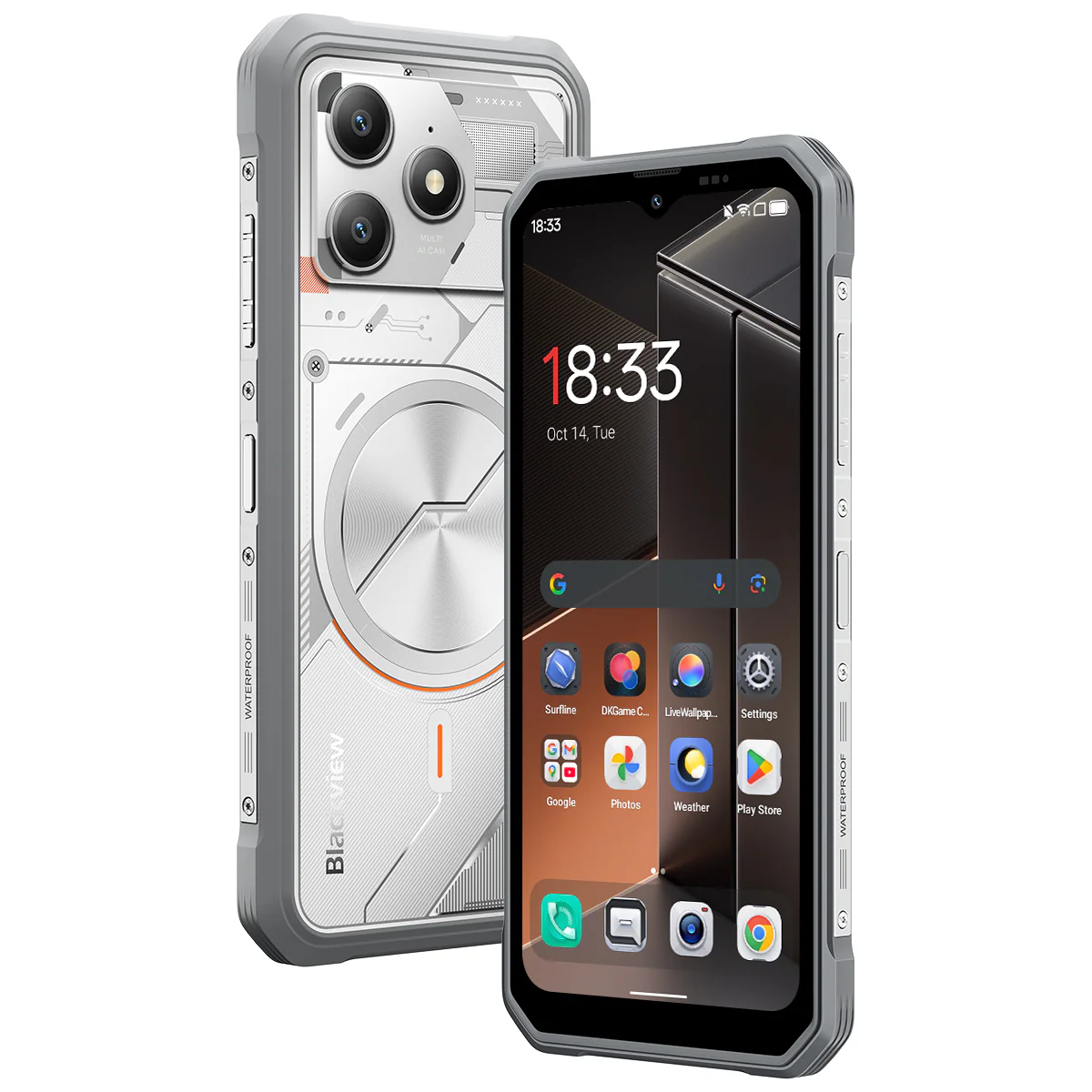 Blackview FORT 100 Ultra-slim 6.56-inch MediaTek Helio G81 Octa-core 8+128GB 5000mAh 16MP+13MP Camera Rugged 4G Cellphone - Image 9