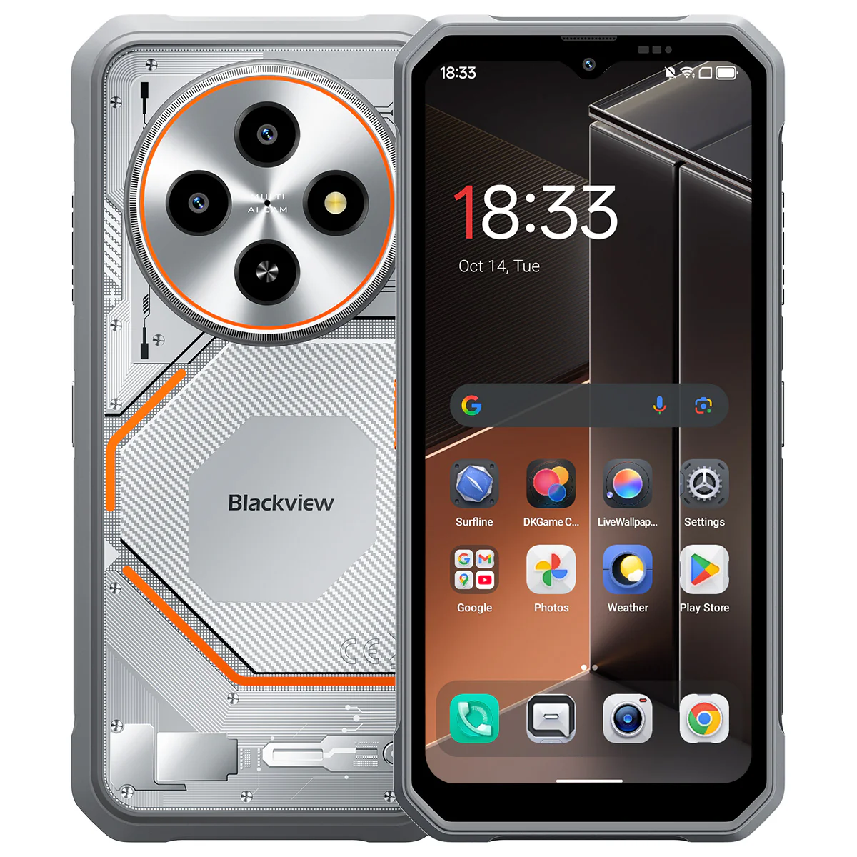 Blackview FORT 2 Ultra-slim 6.56-inch MediaTek Helio G81 Octa-core 5000mAh 16MP+13MP AI Camera NFC 4G Rugged Phone - Image 8