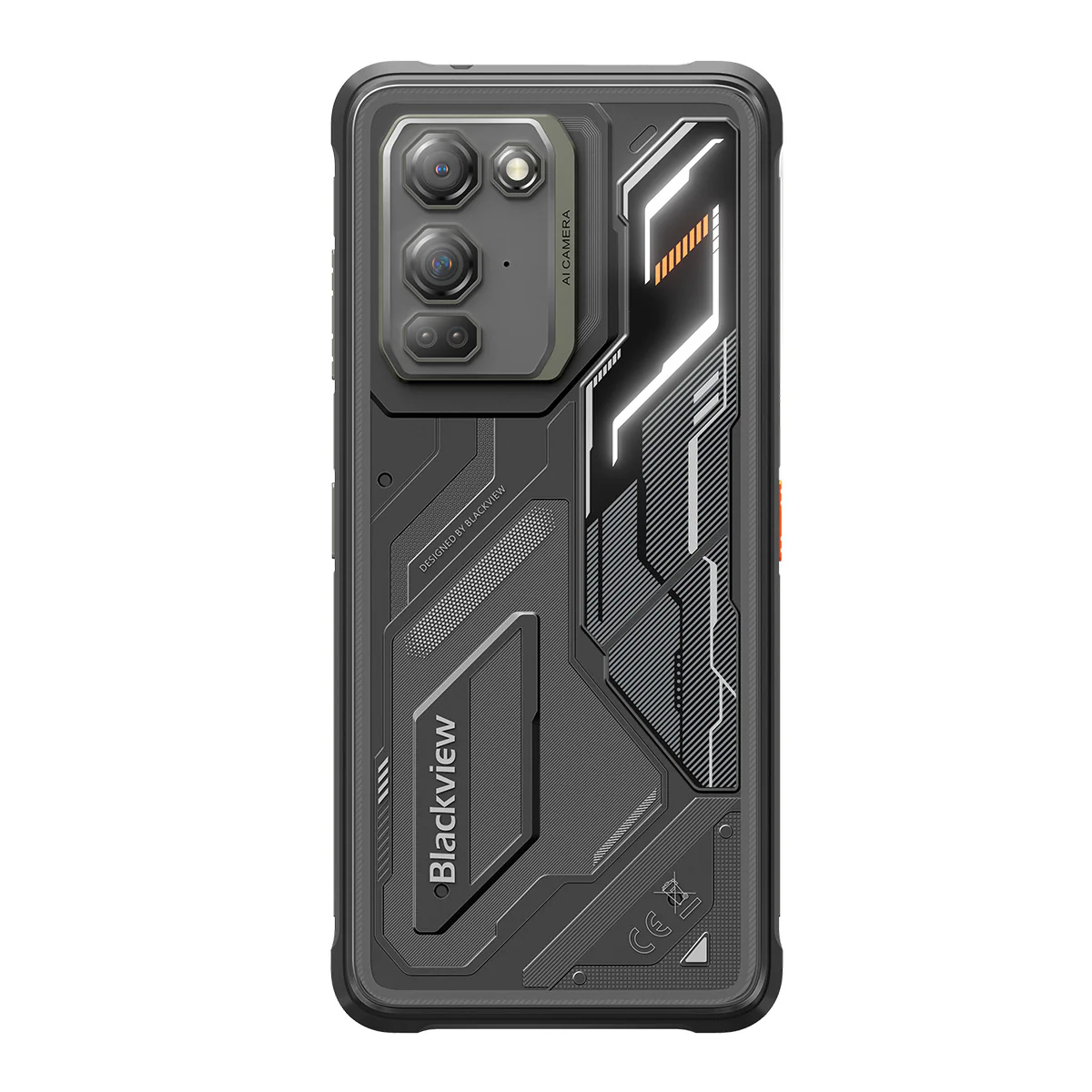 Blackview FORT 200 Slim & Wireless Charging 6.78-inch MediaTek Helio G100 Octa-core 5000mAh 108MP+13MP Night Vision Camera Rugged 4G Phone - Image 3