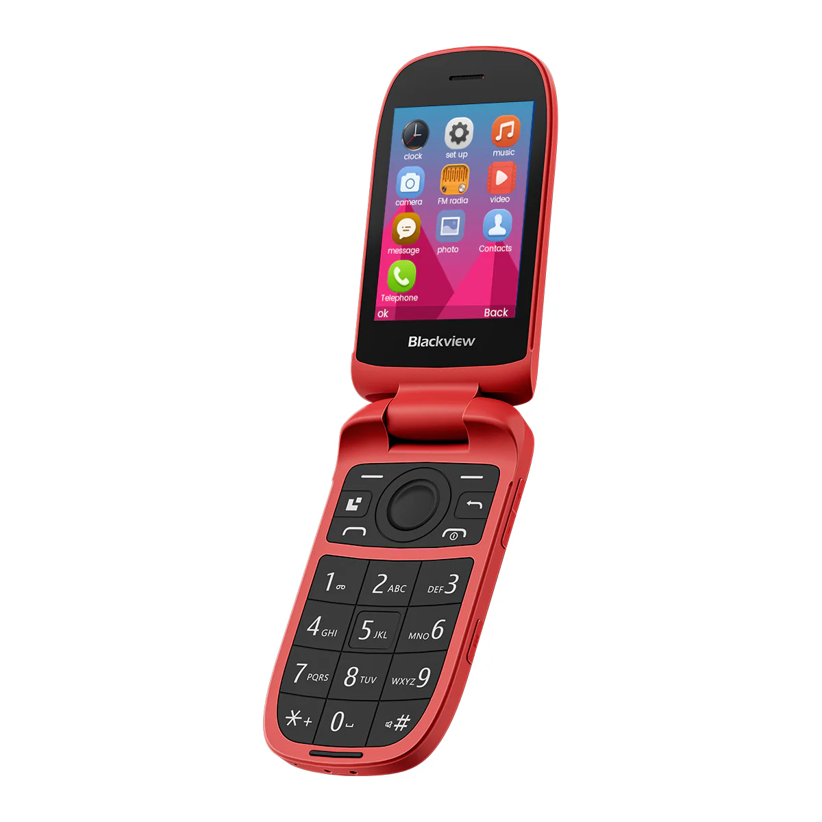 Blackview N2000 Flip 2.8"+1.77" Display Unisoc T107 1500mAh Dual SIM 4G Cell Phone - Image 13