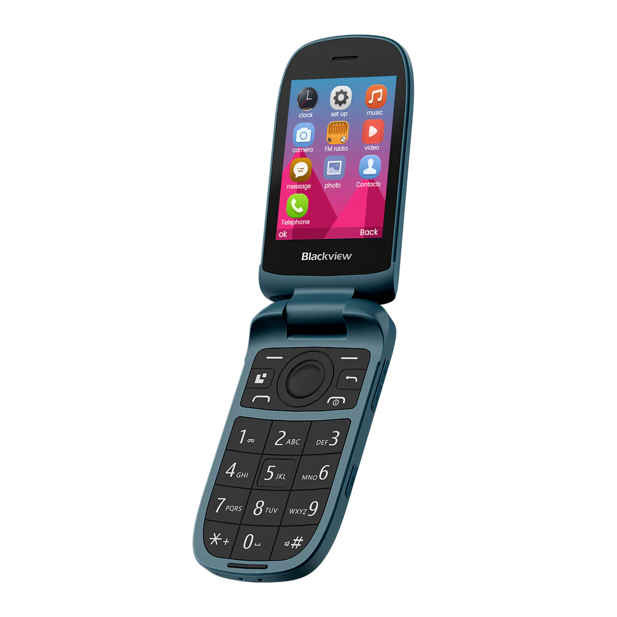 Blackview N2000 Flip 2.8"+1.77" Display Unisoc T107 1500mAh Dual SIM 4G Cell Phone - Image 20