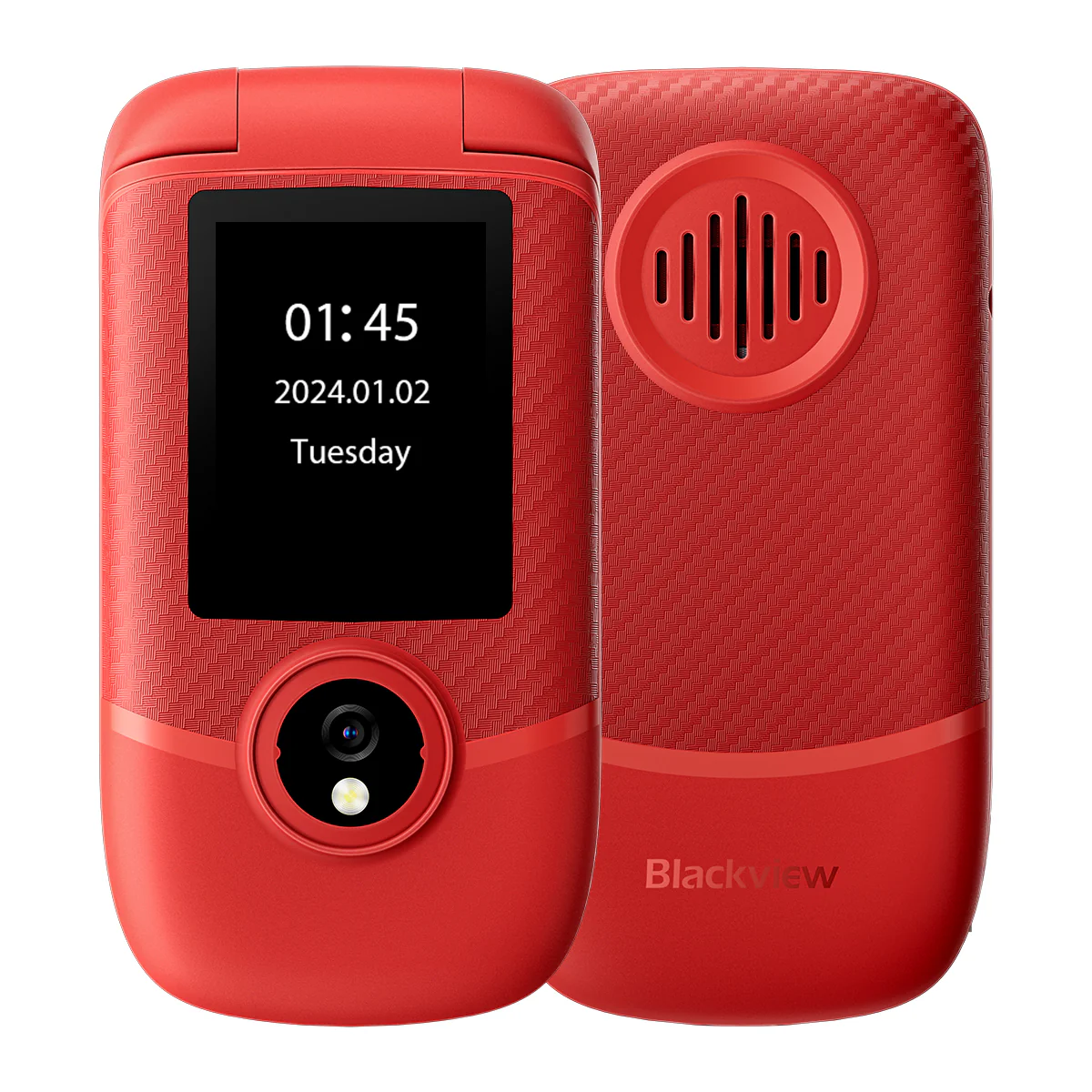 Blackview N2000 Flip 2.8"+1.77" Display Unisoc T107 1500mAh Dual SIM 4G Cell Phone - Image 9