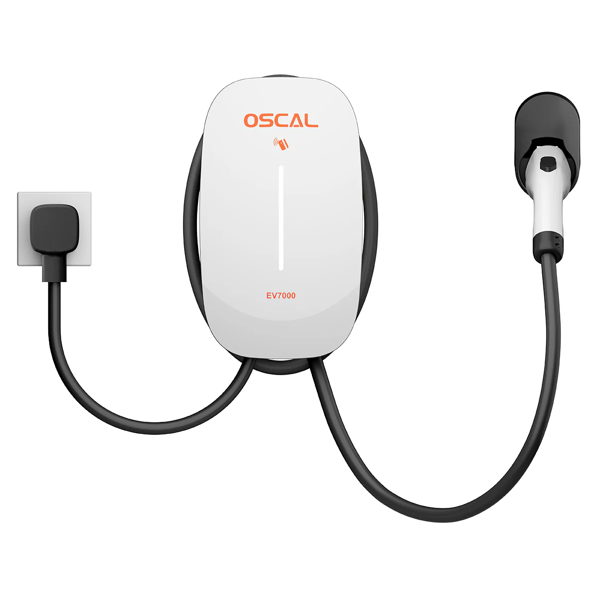 Oscal EV7000 7kW Smart Wall Mounted EV Charger w/ RFID Card Access & App Control - Image 2