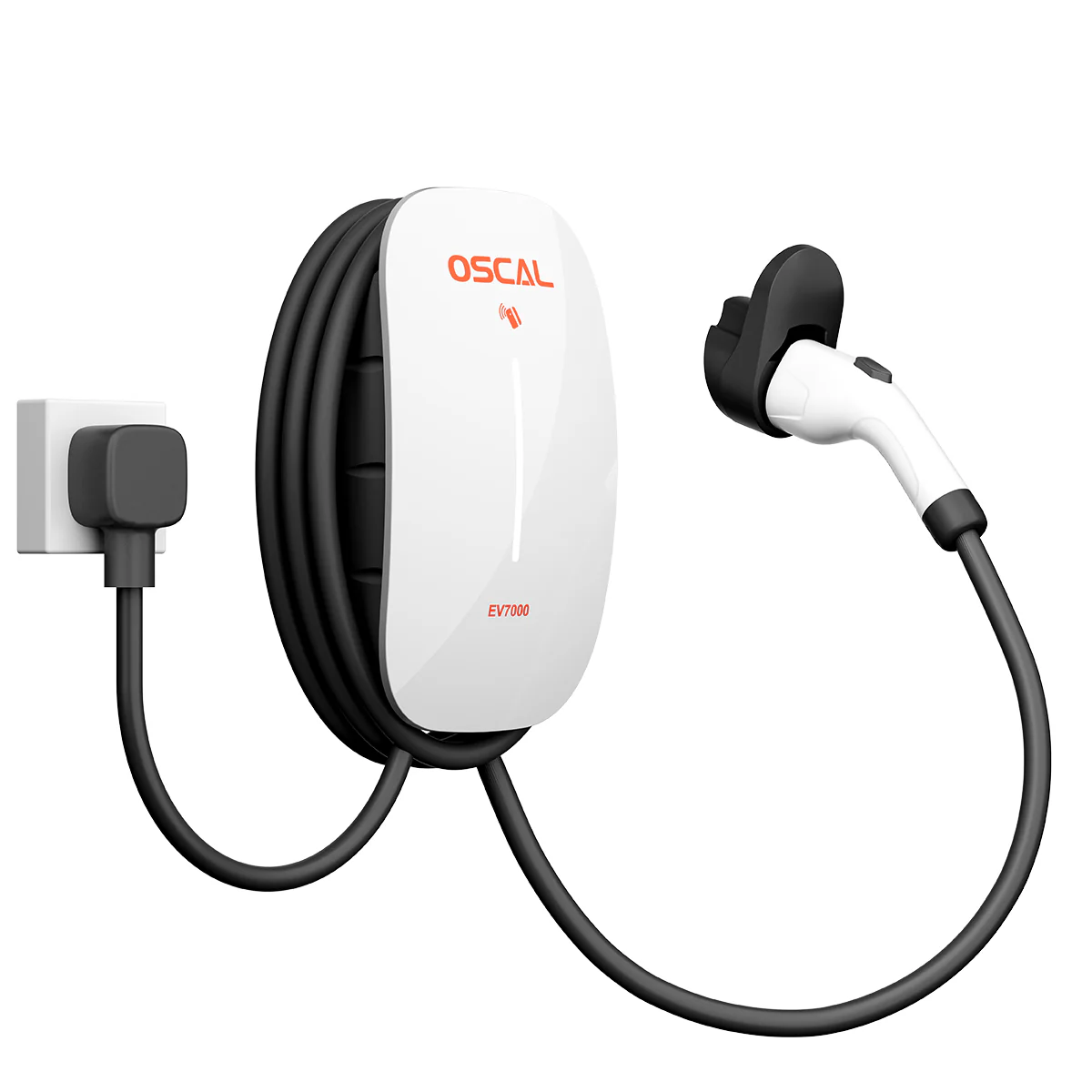 Oscal EV7000 7kW Smart Wall Mounted EV Charger w/ RFID Card Access & App Control - Image 3
