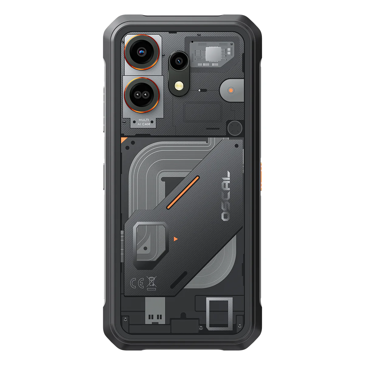 Oscal MARINE 3 6.56" 90Hz Display MediaTek Helio G81 Octa-core 13MP Infrared Night Vision Camera 5000mAh 4G Rugged Phone - Image 9