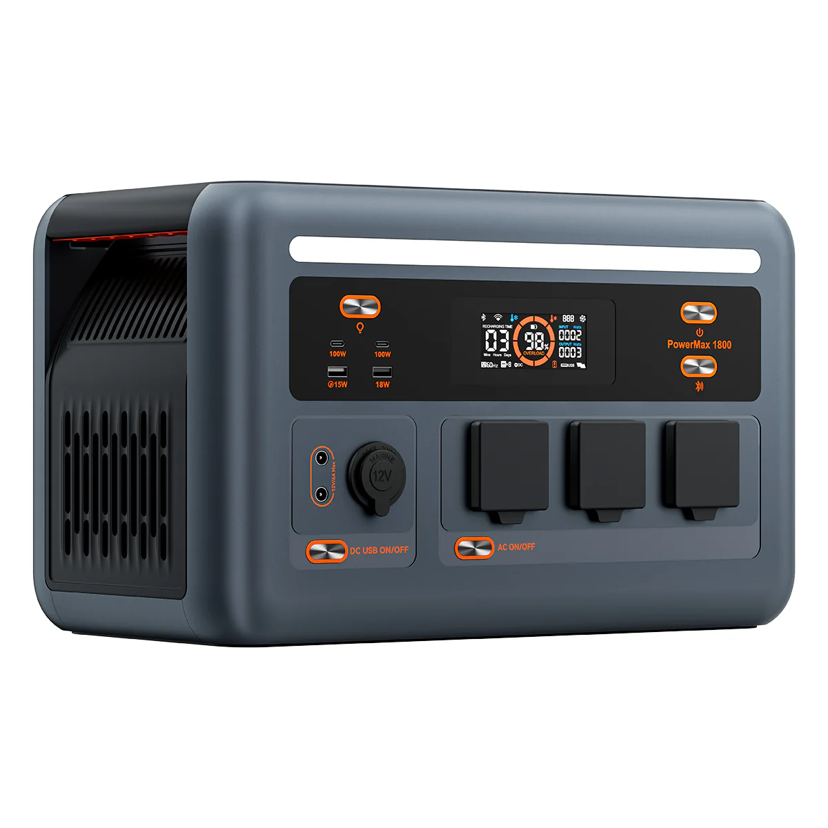 Oscal PowerMax 1800 1024Wh 1800W IP54 Waterproof UPS Backup Portable Power Station