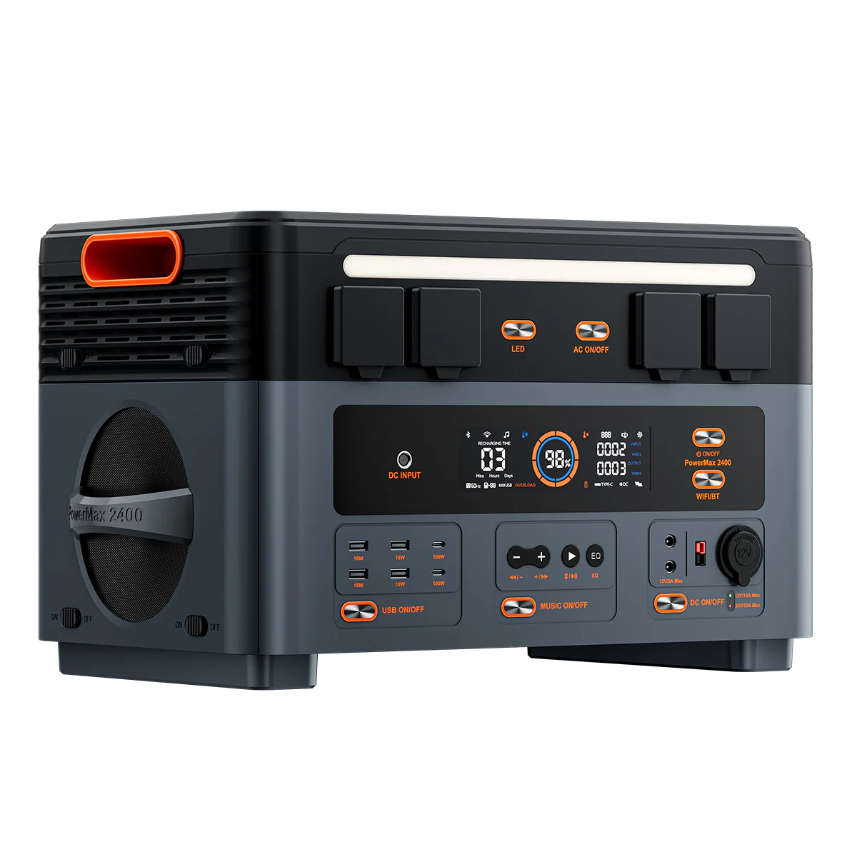 Blackview Oscal PowerMax 2400 Cableless Stacking Detachable Modular Portable Power Station - Image 5