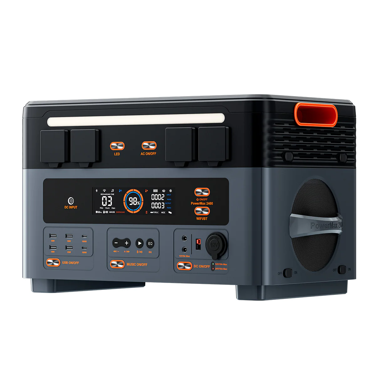 Blackview Oscal PowerMax 2400 Cableless Stacking Detachable Modular Portable Power Station - Image 6