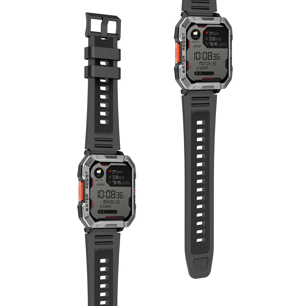 Oscal T1 2.01-inch 900mAh LED Flashlight Compass IP68 Outdoor Smart Watch - Image 6