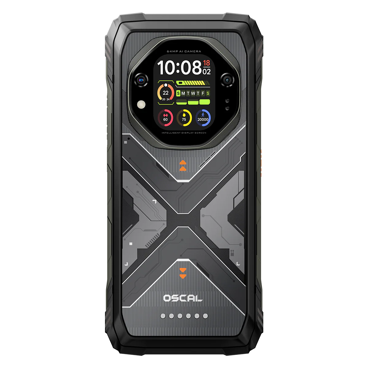 Oscal TANK 1 6.78" 120Hz Main & 2.01" Secondary Display 20000mAh 170LM Flashlight & Night Vision Camera Rugged 5G AI Smartphone - Image 10
