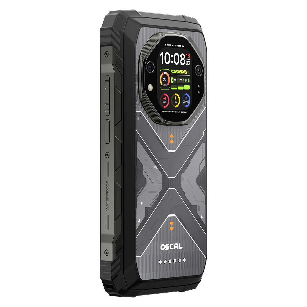 Oscal TANK 1 6.78" 120Hz Main & 2.01" Secondary Display 20000mAh 170LM Flashlight & Night Vision Camera Rugged 5G AI Smartphone - Image 12