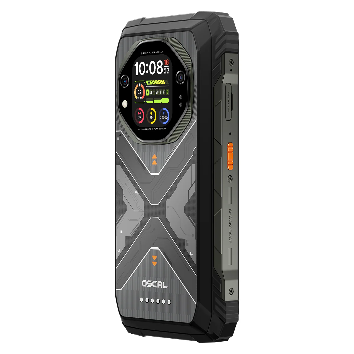 Oscal TANK 1 6.78" 120Hz Main & 2.01" Secondary Display 20000mAh 170LM Flashlight & Night Vision Camera Rugged 5G AI Smartphone - Image 13