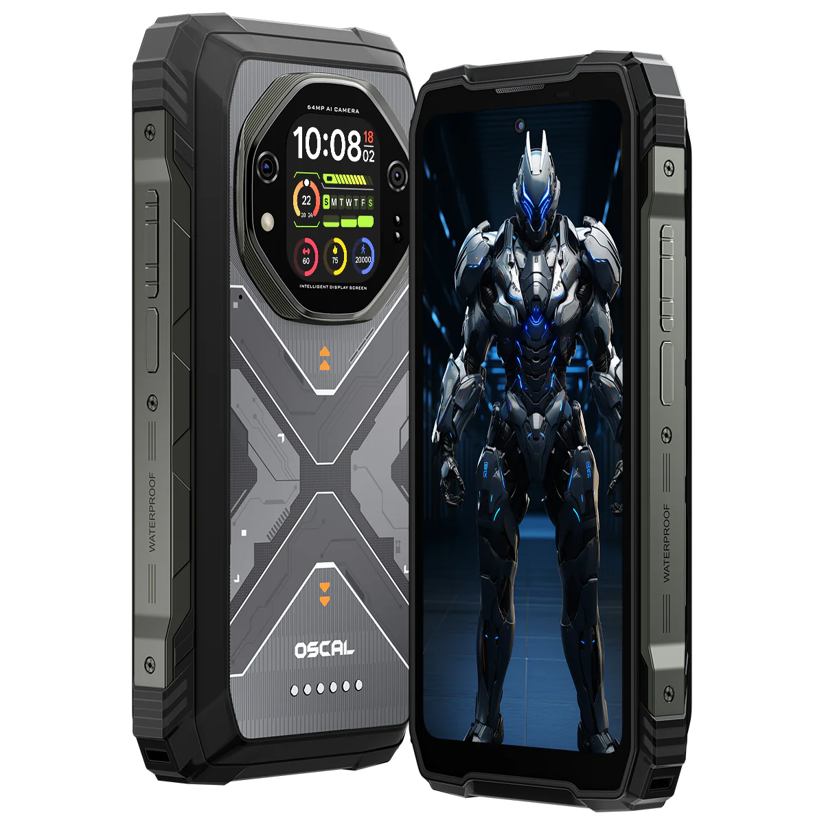 Oscal TANK 1 6.78" 120Hz Main & 2.01" Secondary Display 20000mAh 170LM Flashlight & Night Vision Camera Rugged 5G AI Smartphone - Image 14