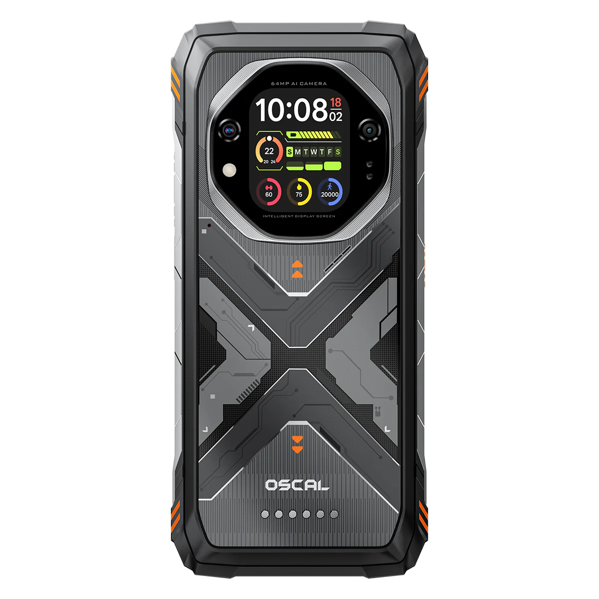 Oscal TANK 1 6.78" 120Hz Main & 2.01" Secondary Display 20000mAh 170LM Flashlight & Night Vision Camera Rugged 5G AI Smartphone - Image 4