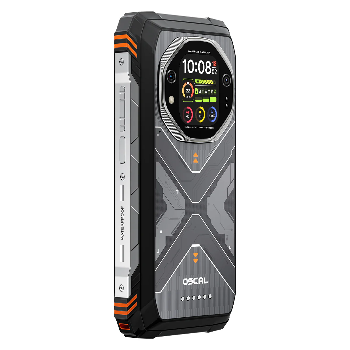 Oscal TANK 1 6.78" 120Hz Main & 2.01" Secondary Display 20000mAh 170LM Flashlight & Night Vision Camera Rugged 5G AI Smartphone - Image 6