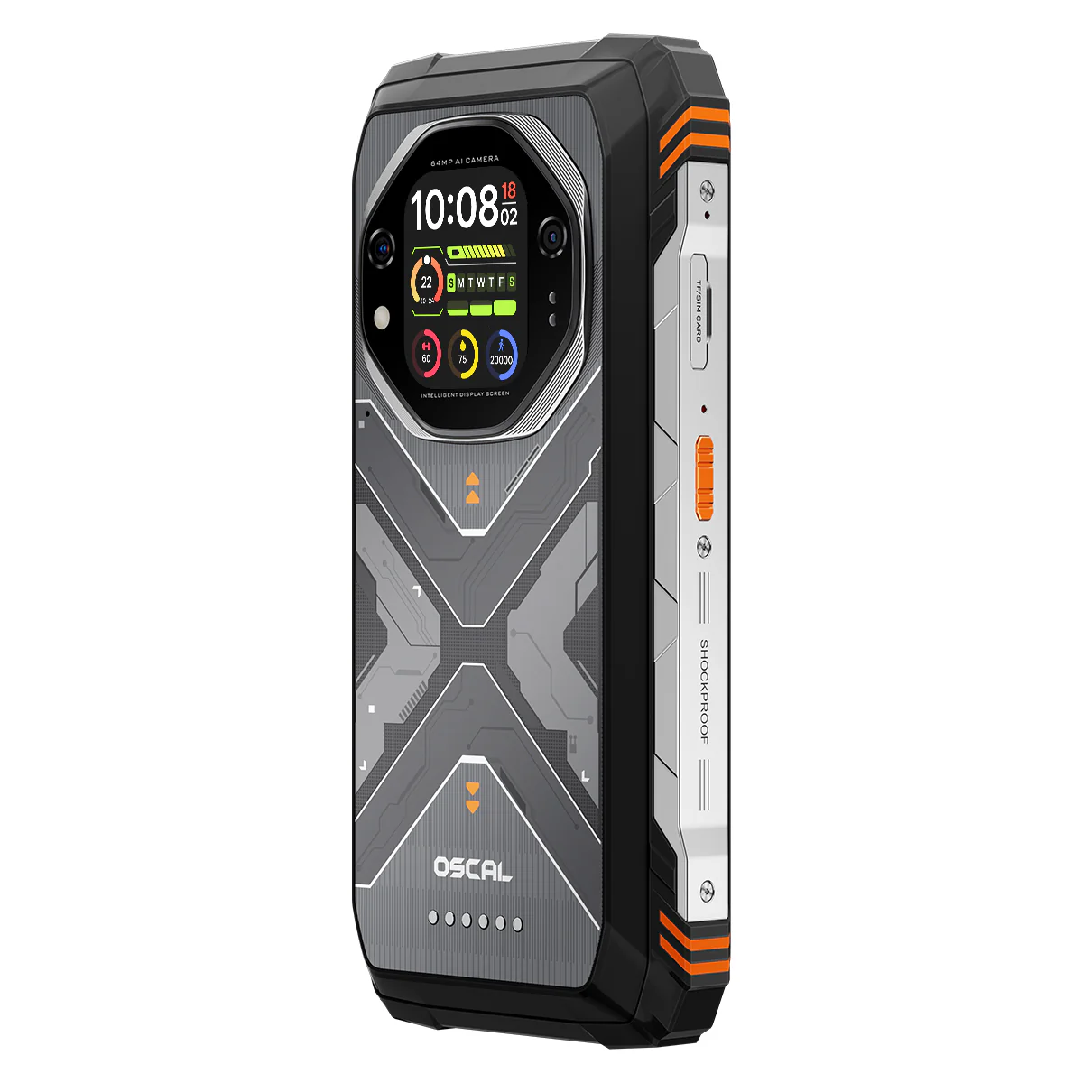 Oscal TANK 1 6.78" 120Hz Main & 2.01" Secondary Display 20000mAh 170LM Flashlight & Night Vision Camera Rugged 5G AI Smartphone - Image 7