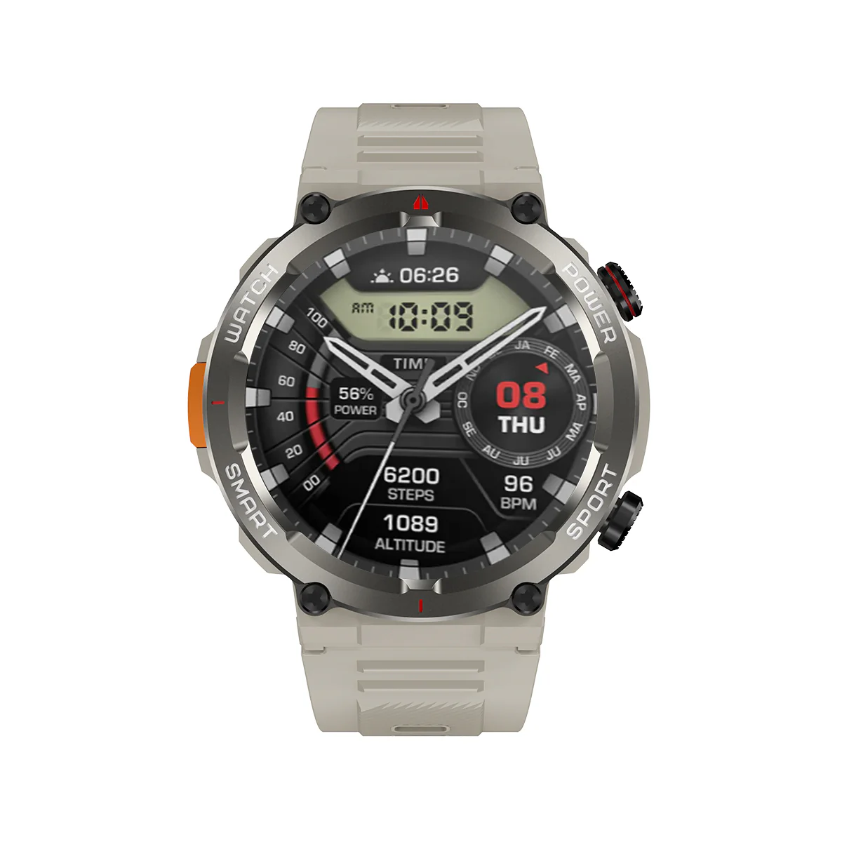 Blackview W50 Pro 1.45" IP68 Waterproof LED Flashlight Rugged Smart Watch - Image 10