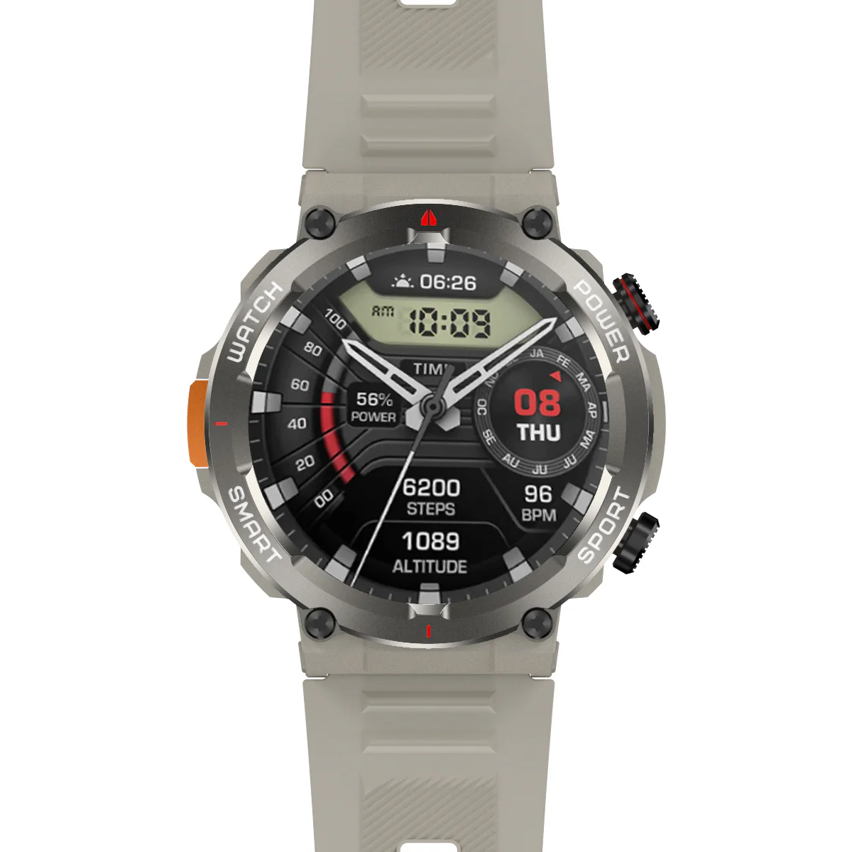Blackview W50 Pro 1.45" IP68 Waterproof LED Flashlight Rugged Smart Watch - Image 11