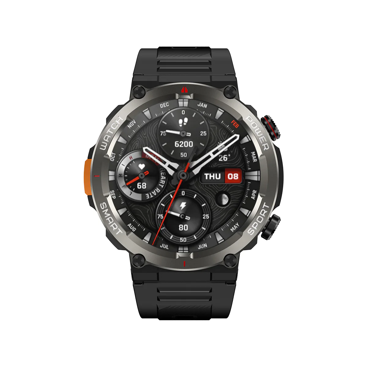 Blackview W50 Pro 1.45" IP68 Waterproof LED Flashlight Rugged Smart Watch - Image 2