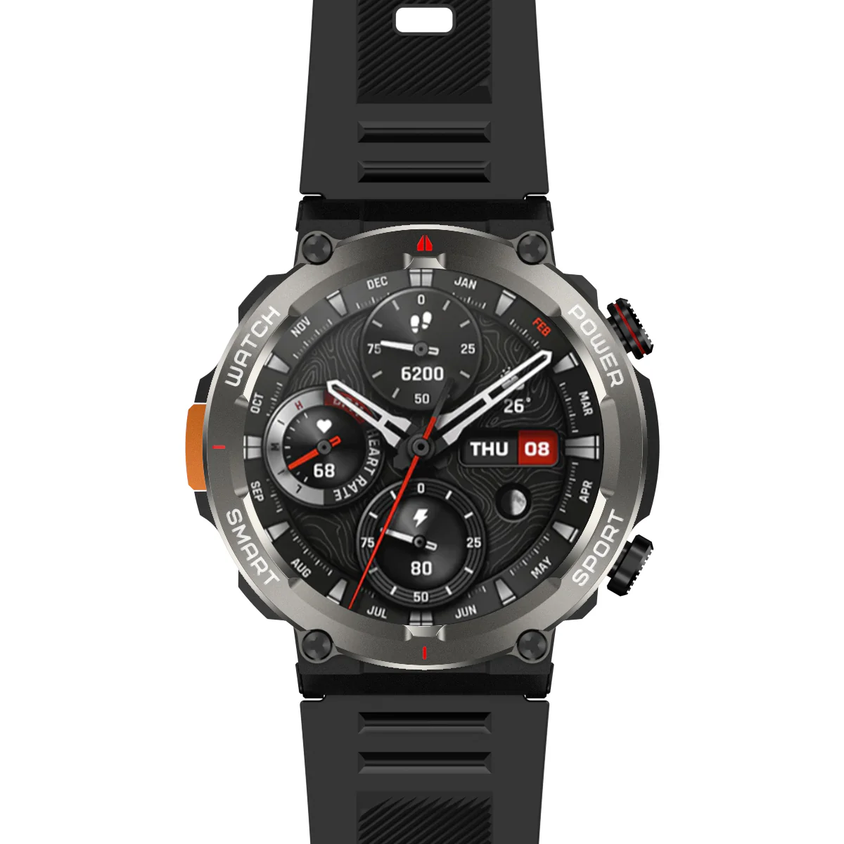 Blackview W50 Pro 1.45" IP68 Waterproof LED Flashlight Rugged Smart Watch - Image 4