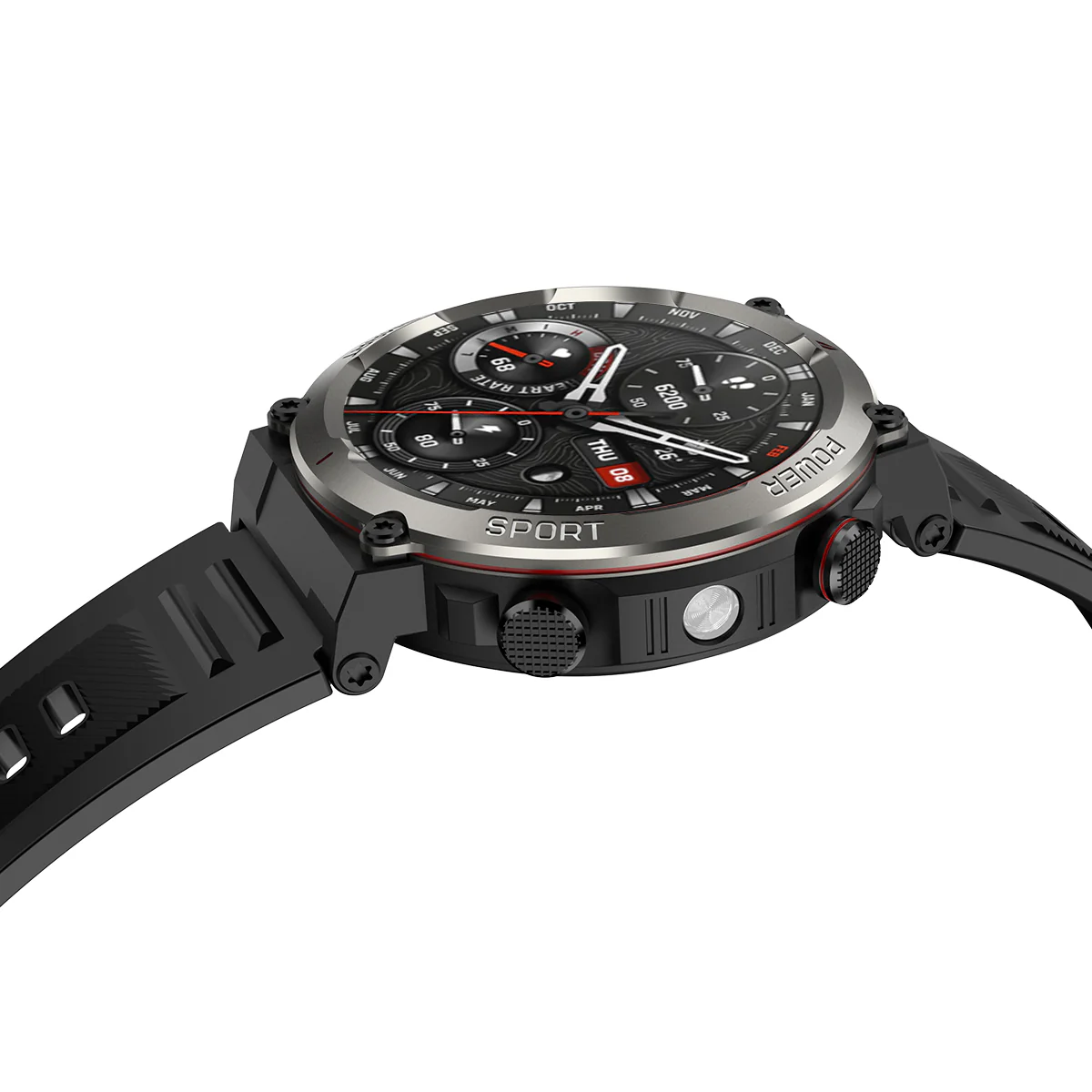 Blackview W50 Pro 1.45" IP68 Waterproof LED Flashlight Rugged Smart Watch - Image 7