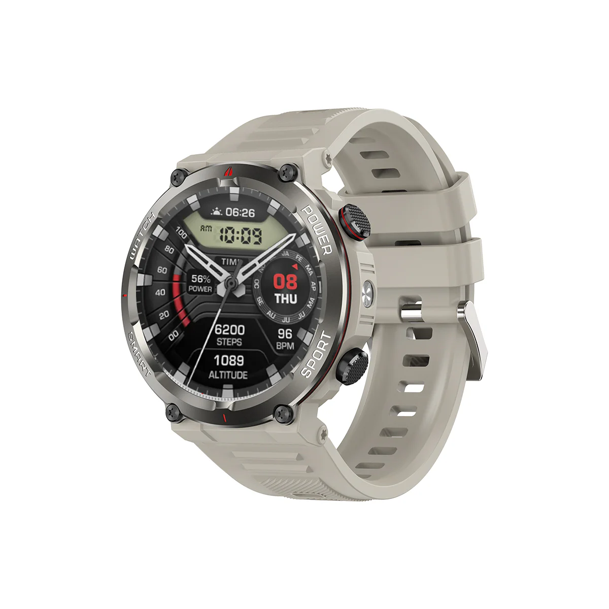 Blackview W50 Pro 1.45" IP68 Waterproof LED Flashlight Rugged Smart Watch - Image 8