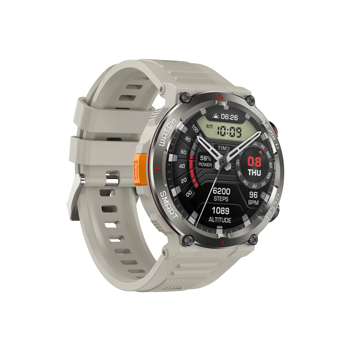Blackview W50 Pro 1.45" IP68 Waterproof LED Flashlight Rugged Smart Watch - Image 9