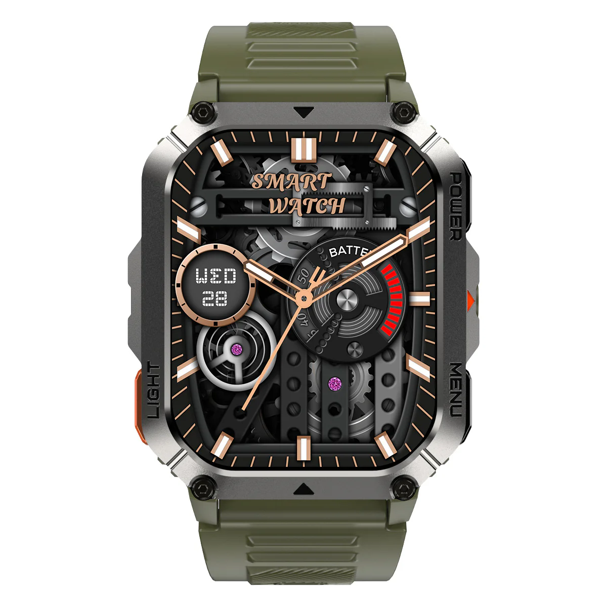 Blackview W70 Pro 2.01-inch 900mAh Built-in LED Flashlight Outdoor Sports Smart Watch - Image 14