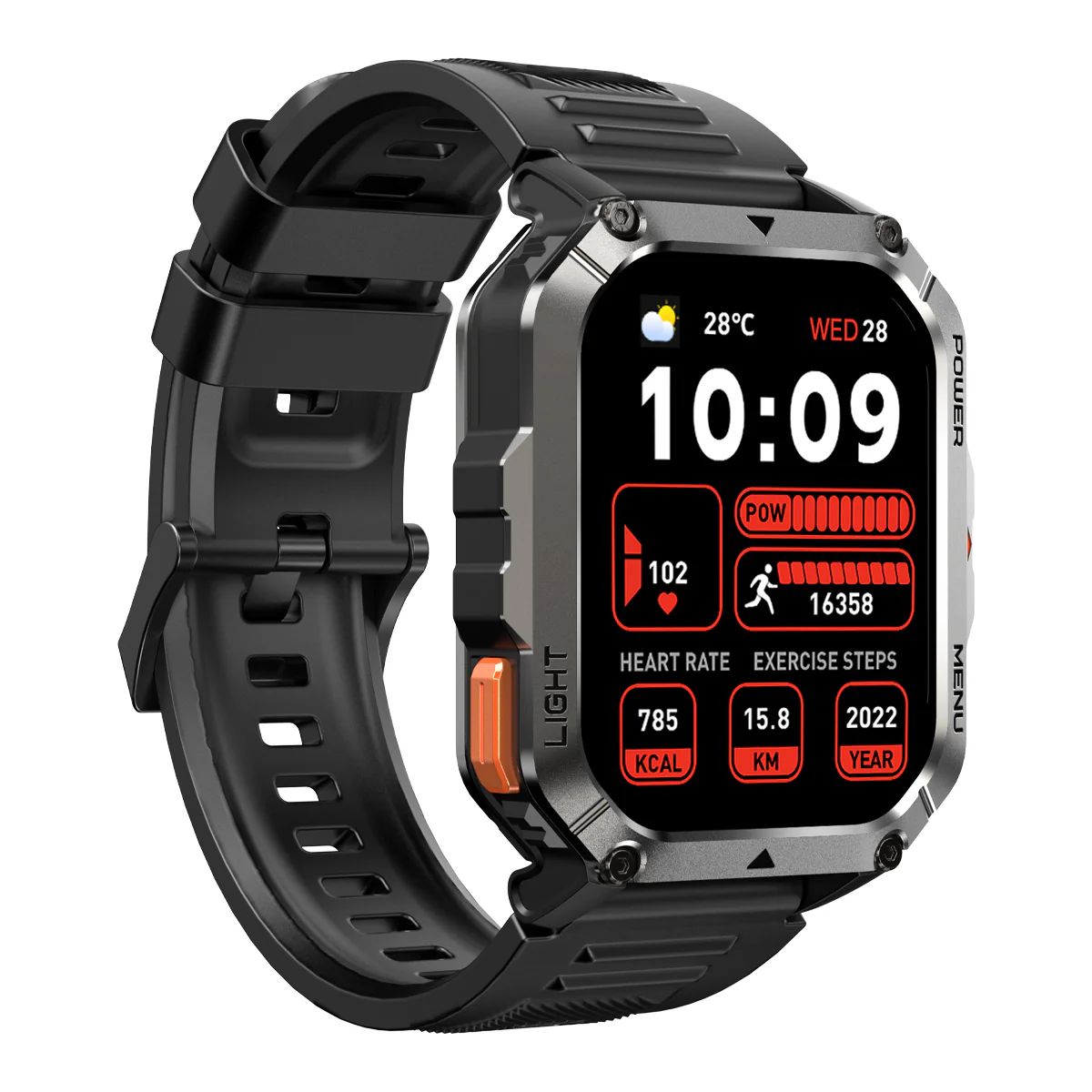 Blackview W70 Pro 2.01-inch 900mAh Built-in LED Flashlight Outdoor Sports Smart Watch - Image 3