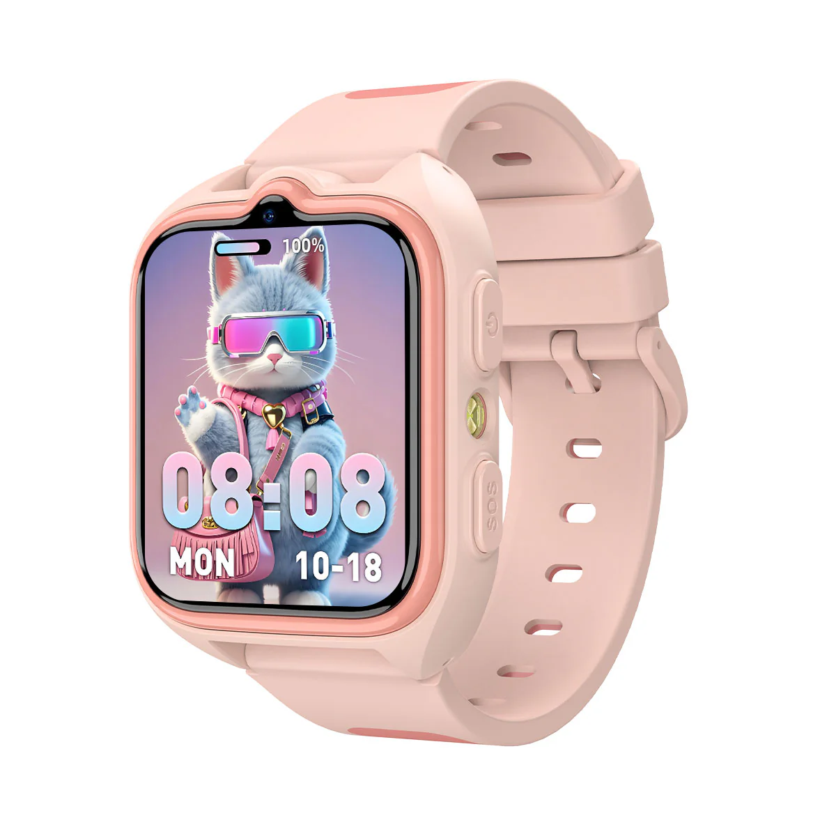 Blackview Z30 1.75-inch LED Flashlight GPS + LBS + WIFI AI Positioning 4G Video Calling Kids Phone Watch - Image 2