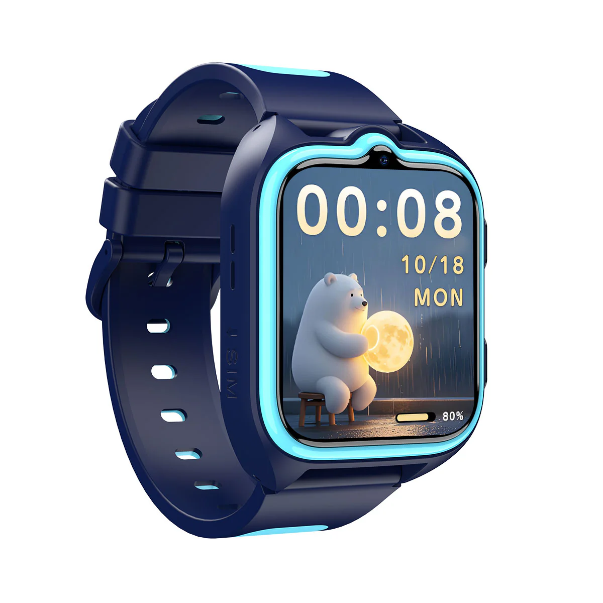 Blackview Z30 1.75-inch LED Flashlight GPS + LBS + WIFI AI Positioning 4G Video Calling Kids Phone Watch - Image 3