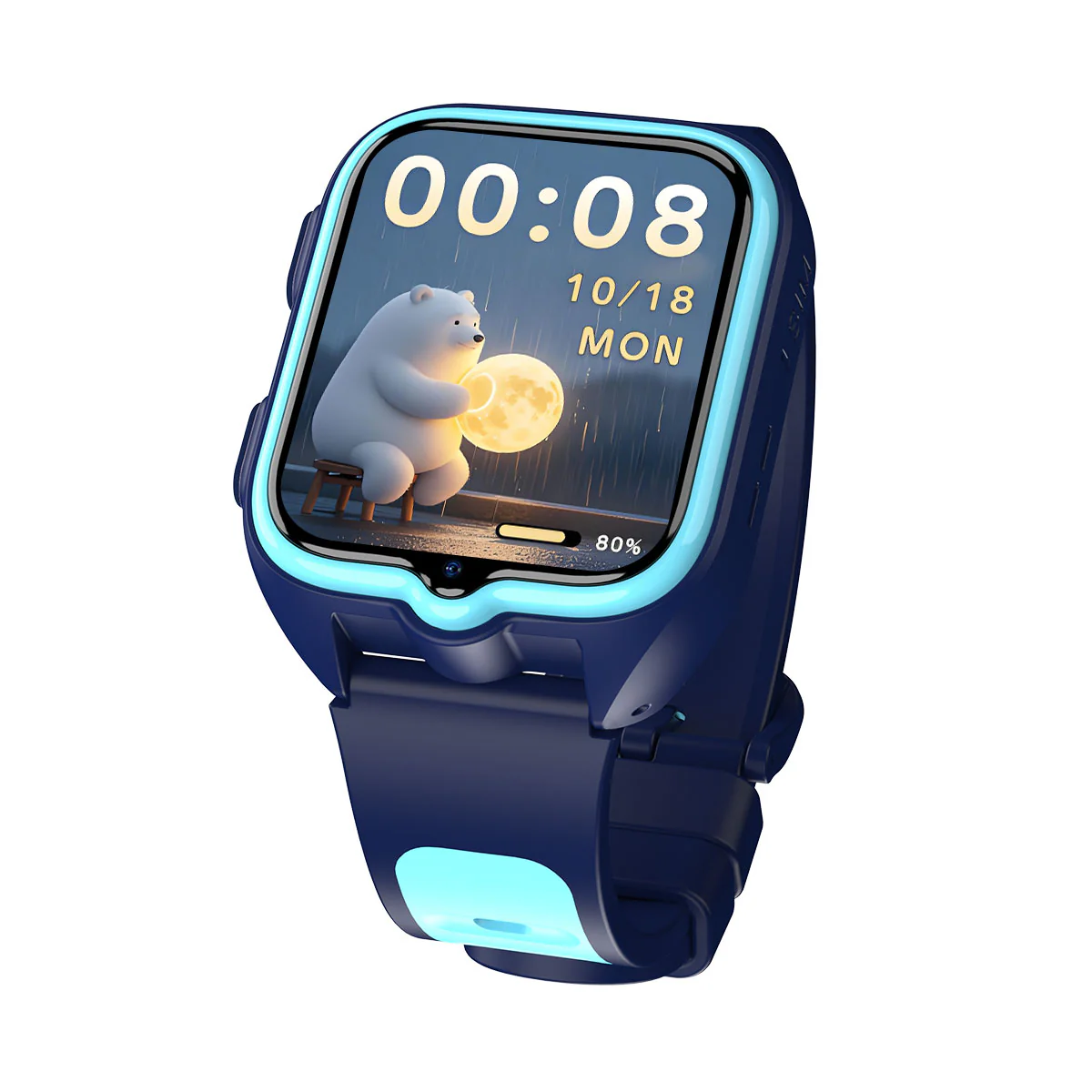 Blackview Z30 1.75-inch LED Flashlight GPS + LBS + WIFI AI Positioning 4G Video Calling Kids Phone Watch - Image 4